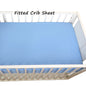 Baby Crib Sheets for Boys Girls Solid Color Fitted Crib Sheet Toddler Mattress Protector Cover Newborn Bed Sheet Babies Stuff