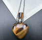 S17 Heart Crystal Pet Cremation Urn Necklace Keepsake Pendant Hold Pet Hair Ashes Memorials Jewelry For Dog Cat Remembrance Gift