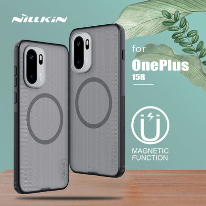 Nillkin For OnePlus 15R 5G Case for Magsafe Magnetic Frosted 360 Hard PC+TPU Soft Frame Back Cover Protection funda
