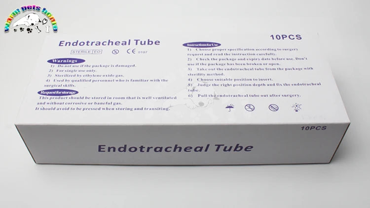 Endotracheal Tube with Cuff ID 2.0-10mm Sterilized Tracheal Tube for Veterinary Medical Consumables