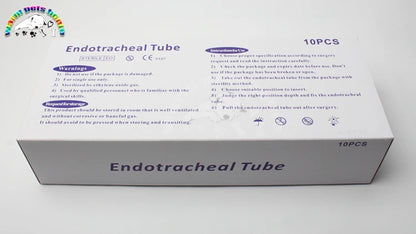 Endotracheal Tube with Cuff ID 2.0-10mm Sterilized Tracheal Tube for Veterinary Medical Consumables