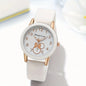 Casual Round Pointer Women Quartz Watch Cute Candy Color Analog Silicone Band Wrist Watch For Woman Clock