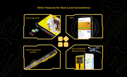 OUKITEL Rugged Phone WP60 5G 24GB(8+16) 256GB / 36GB(12+24) 512GB 7.2” HD+ 120Hz Smartphone 10000mAh 108MP Android 15 NFC