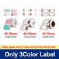 YINSITOM 20-50mm Mini Portable Thermal Printer Bluetooth Barcode Hand Multifunctional Price Label Sticker Maker Android / iOS