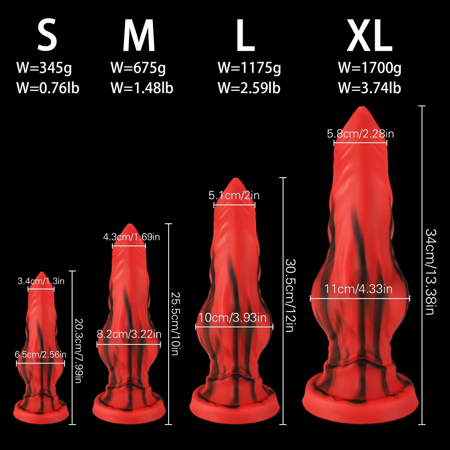 18+ Soft Silicone Dog Knot Dildo Penis Animal Dildo Realistic Gigante Sexy Adult Red Black Colors Big Dildos Sexy TоY Xxl Sextoy
