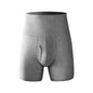 Men's underwear Men's cotton high waist belly large size lengthening anti-wear leg plus fat warm sports boxer shorts