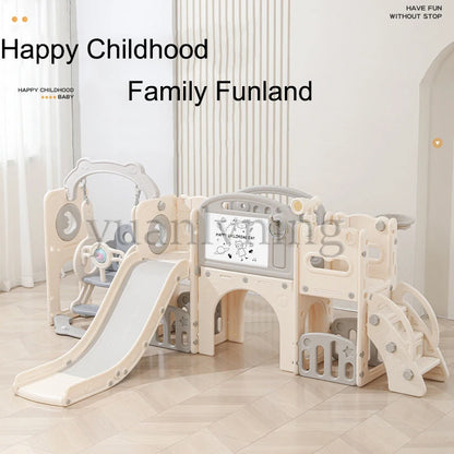 Multi-Function Children's Swing And Slide Set Baby Climbing Activity Toy Home Play Area for Kids