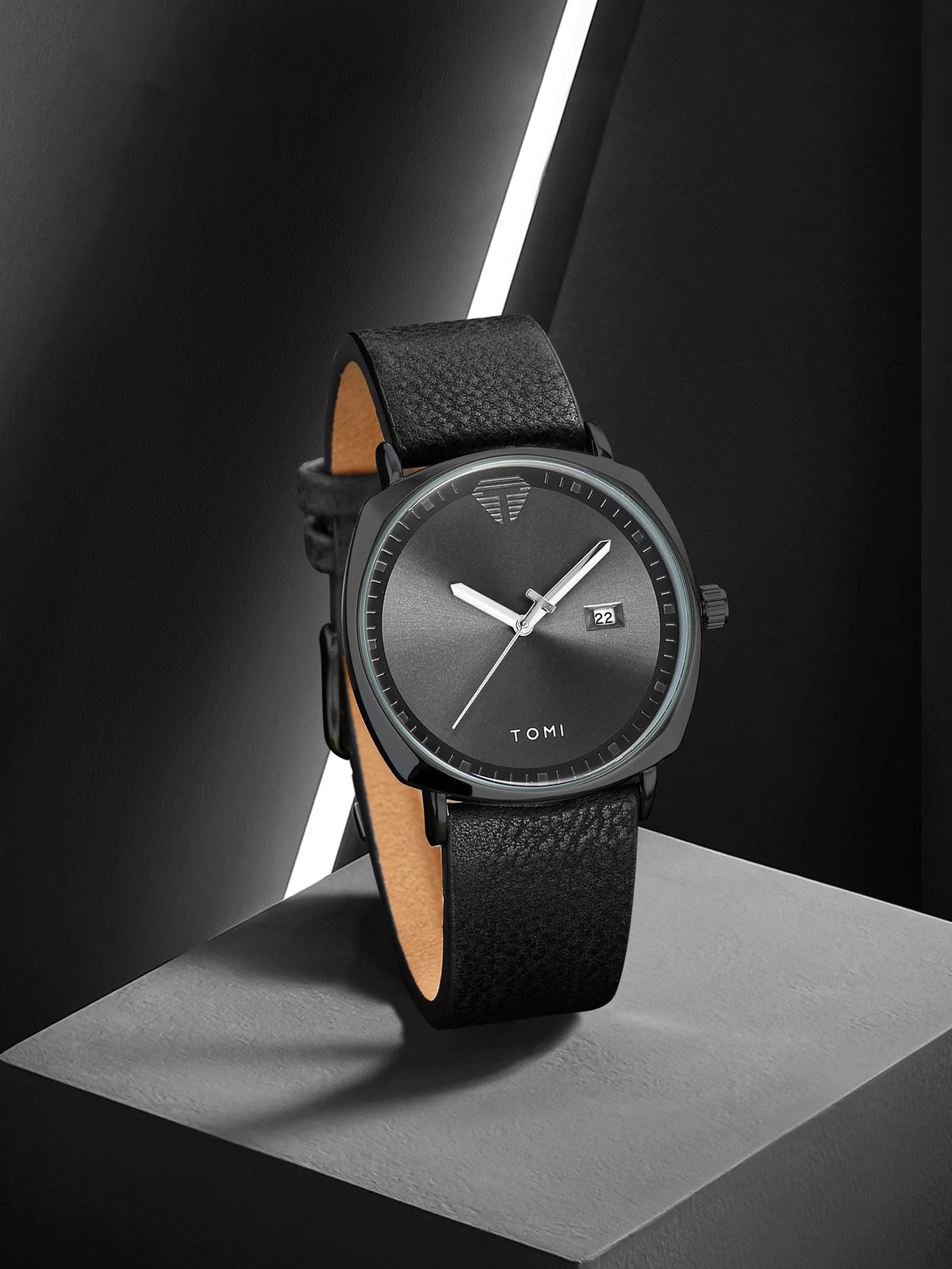 TOMI New 2PCS Luxury Business Men Watch Gift Box Set Simple and Casual Men Calendar Quartz Watch Pen Reloj Men Holiday Gift