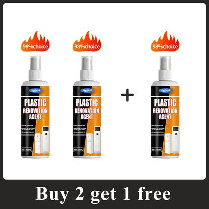 General Household Plastic Repair Agent Plastic Renovation Spray Easily Removes Scratches, Oxidizes, Yellows and Repairs