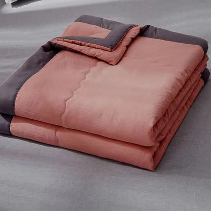 New Double Sided Cooling Blanket Cold Effect Skin-Friendly Conditioning Quilt Breathable Solid Color Cooler Quilt Spring Summer