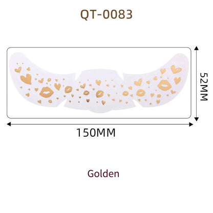 1pc Hot Stamping Freckles Makeup Sticker Metallic Radiation Golden Silver  Fake Freckles Temporary Tattoo Stickers Face Makeup