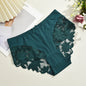 S-XXL Women Lace Panties Patchwork Seamless Underwear Sexy Luxury Hollow Out Solid Briefs Girls' Mid Rise Breathable Lingerie
