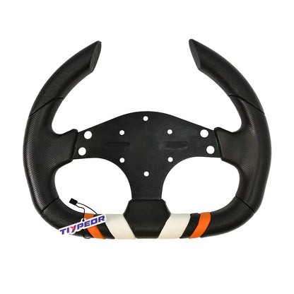 Tiypeor PU 320mm Seering Wheel for Simulate Racing Game Drift Sports Style Wheel