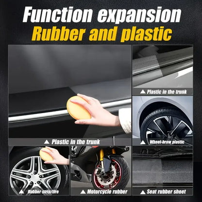 QIFENGHE Plastic Renovation Cream - Car Interior Plastic & Trim Restorer, Revives Faded Black Dashboard & Door Panels, Long-Last