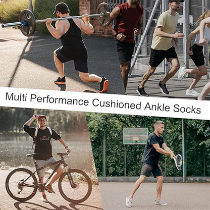 3 Pairs Professional Running Sports Fitness Ankle Socks Men's Towel Socks Outdoor Sports Short Socks Men And Women Socks GIFRS