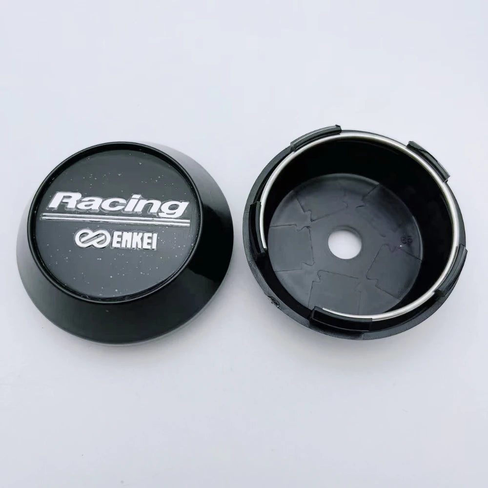 4pcs 60mm 64mm 65mm 68mm 69mm  Car Wheel Center Caps With Enkei Logo Emblem Car Accessories for Wheel Hubcaps Hub Cover High Cap
