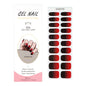 20/22Tips UV Semi cured Gel Nail Stickers Waterproof Long Lasting Full Gel Nail Wraps Press On Nail Decal DIY Manicure