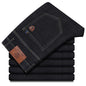 2026 New Style Business Men's Jeans Casual Straight Stretch Fashion Classic Blue Black Work Pant Denim Trousers Male Clothing