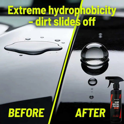 QIFENGHE Nano Crystal Plating – Ceramic Coating for Car Paint, Wheels & Glass, Ultra-Hydrophobic & Gloss Enhancement, Long-Lasti