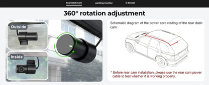 Mangoal 4K Dash Cam GPS WiFi & APP For Volkswagen Tiguan Gen2 AD BW Dash Car Camera 2018-2024 Plug and Play