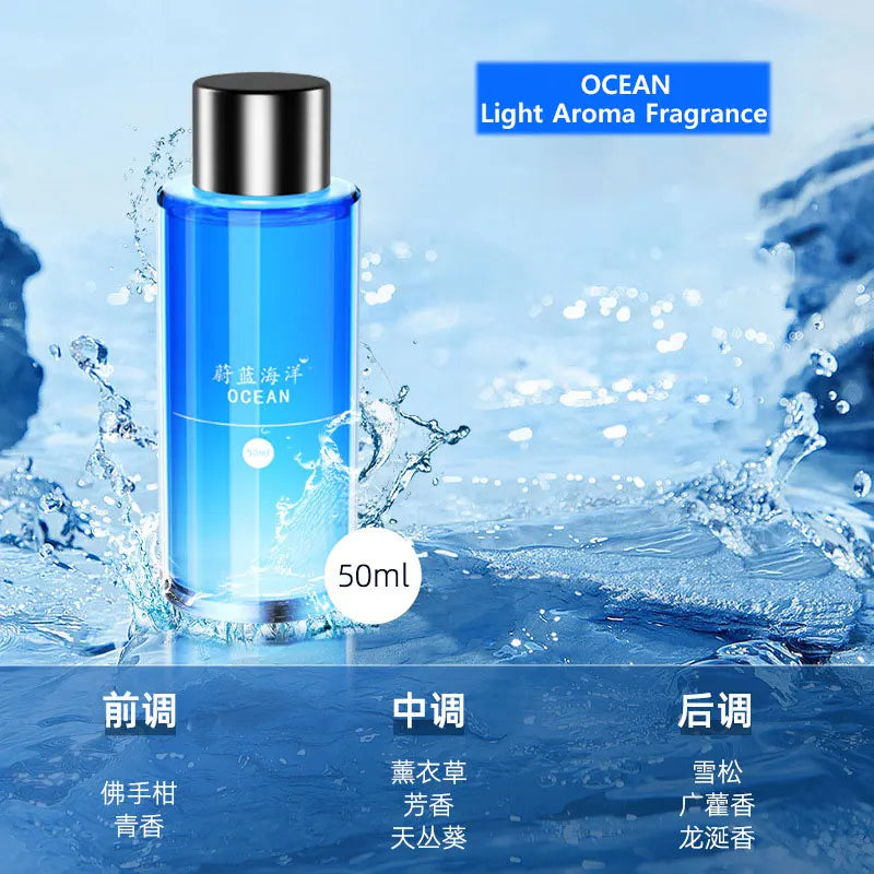 50ML Car Perfume Diffuser Smart Car Air Diffusers Adjustable Concentration 50ml Essential Oil Diffuser Rechargeable Fragrance