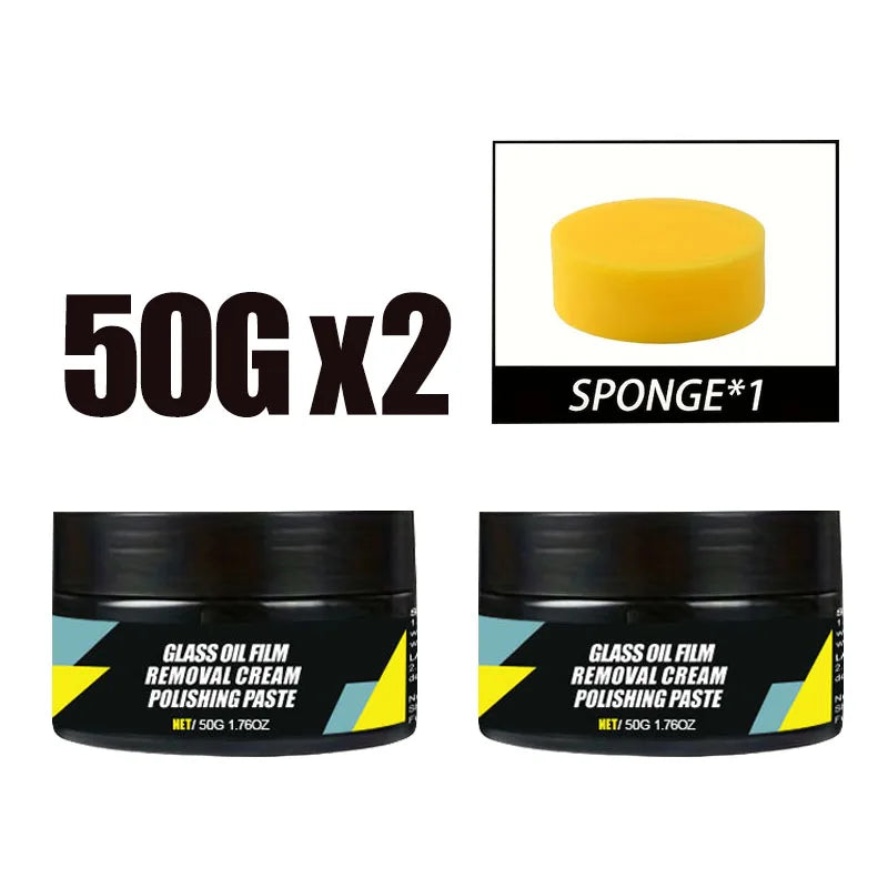Car Glass Oil Film Removal Paste Polishing Water Repellent Anti Rain For Cars Glass Hydrophobic Anti-rain Car Windshield Mirror