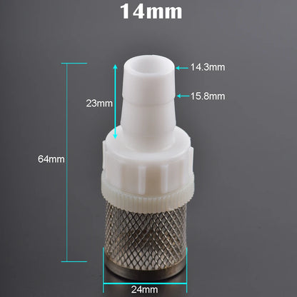 4~20mm Hose Filter Car Wash Tube Garden Irrigation Aquarium Filter Strainer Stainless Steel Mesh Filter