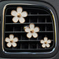 4PCs Flower Car Outlet Vent Perfume Clips Air Freshener Diffuser Conditioning Aromatherapy Perfume Clip Car Interior Decoration