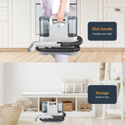 Spot Cleaner 400W-750W 9/15KPa Handheld Carpet Cleaner for Sofa Curtain Spray Suction Integrated Machine Household Clean Machine