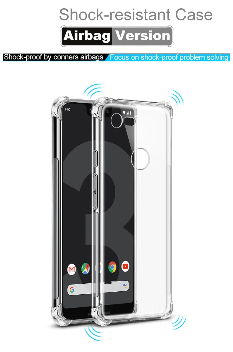 HMD Aura 2 4G Case Air Cushion Shockproof Airbag Silicone Soft TPU Back Cover Case for HMD Key HMDKey TA-1690 Arc HMDArc 4G 2025