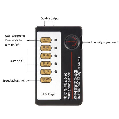Electric Shocker Anal Butt Plug,E stim Electrosex Penis Ring ,Nipple Electrostimulation Cockring Chastity Cage E-stim Bdsm Toys