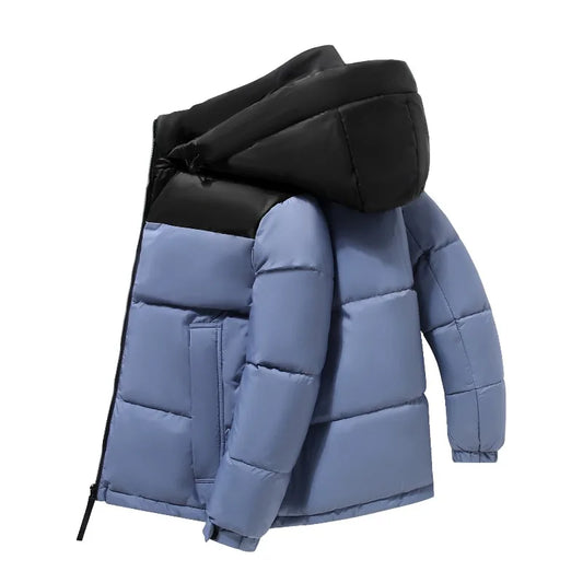 New Winter Men Hooded Casual Short Down Coats White Duck Puffer Jackets Quality Male Outdoor Windproof Thicker Warm Parkas 3XL