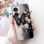 Case For Motorola Edge 50 Fusion Cover XT2429-1 Popular Flower Soft Black Silicone Phone Cases For Motorola G96 5G MotoG96 Funda