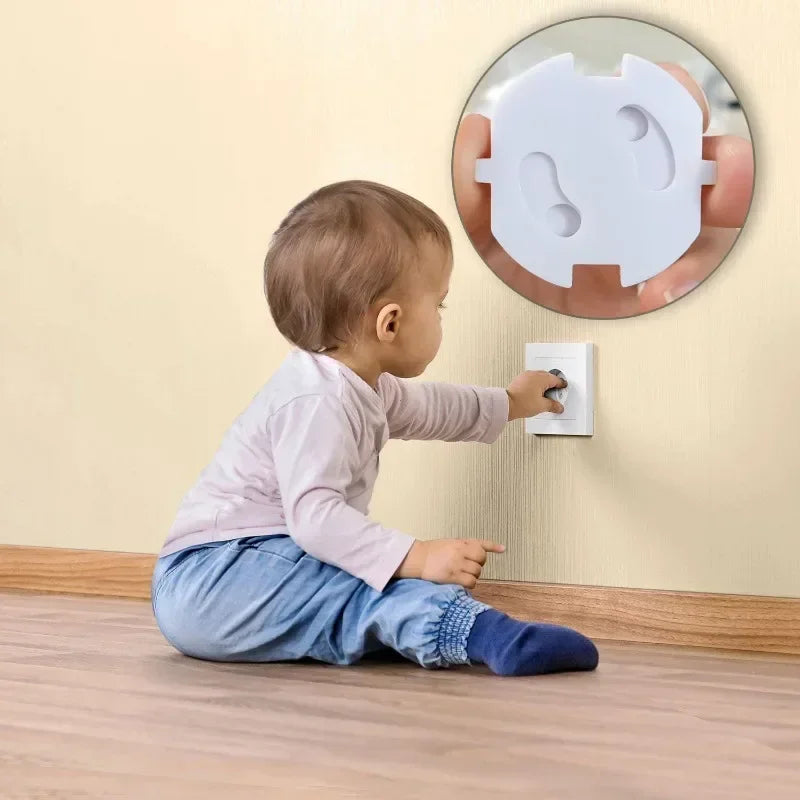 Baby Safety Socket Covers 10pcs Electrical Plastic Outlet Protectors Child Safe Socket Security Protection