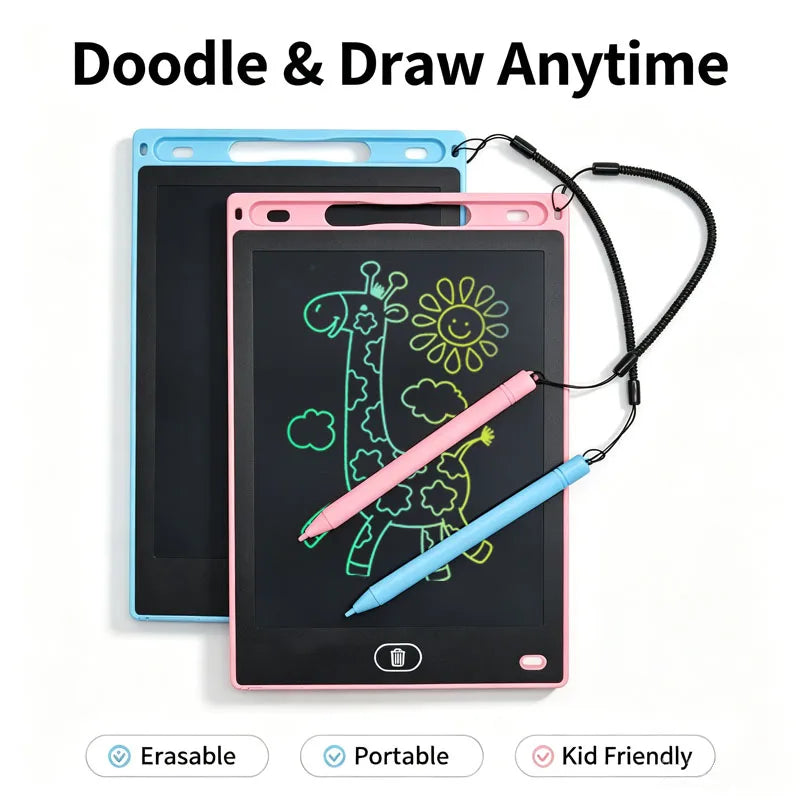 8.5 Inch LCD Drawing Tablet Electronic Writing Board Handwriting Pads Portable Doodle Board  Travel Educational Toy Gift for Kid