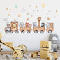 Cute Forest Animals Wall Stickers for Kids Rooms Children Boys Girls Baby Room Decoration Nursery Wallpaper Vinyl Elephant Lion