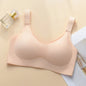 Jelly Support Seamless Bra For Big Breasts, Slim Fit, Push-up Anti-sagging, Wire-free Underwear, Sports Bra, Breathable