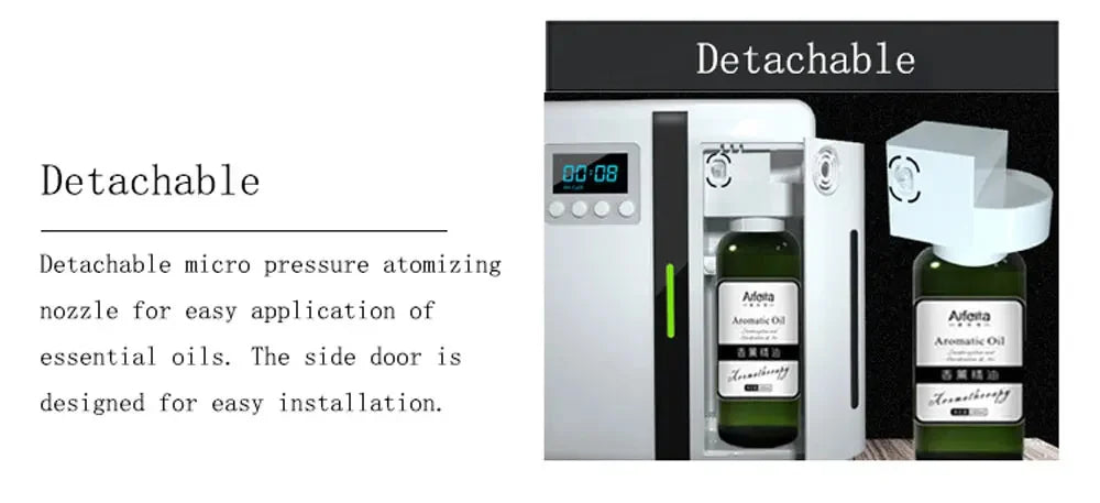 Coverage 300m³ Room Fragrance Diffuser Air Freshener Bluetooth Oil Diffuser For Essential Oil Electric Smell For Home Perfume