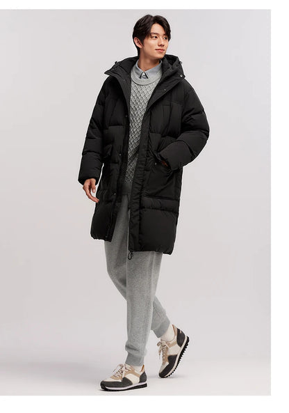 Semir Down Jacket Men 2026 New Waterproof Thick Outerwear Long Length Winter Clothing Couple