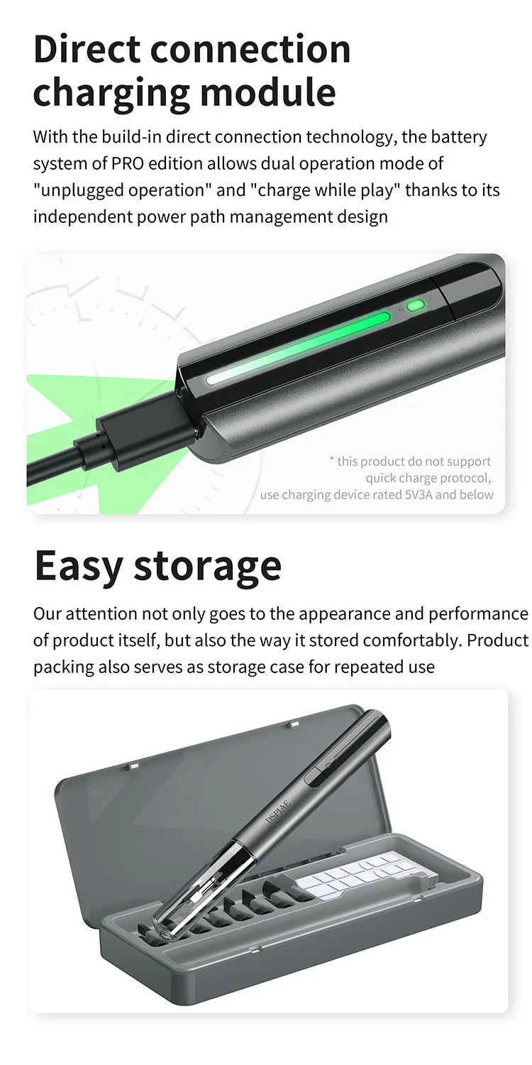 【DSPIAE ES-A PRO】Upgraded "Illusive Shadow" Reciprocating Electric Sander for Assembly Model Hobby Grinding Pen Craft Tool Kit