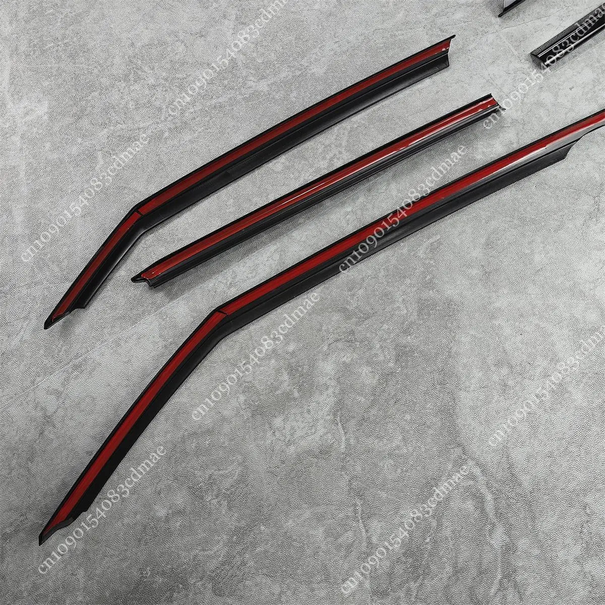 Grille Blacking Decoration Black Stickers For VW Passat B8 2019-2023 Facelift B8.5 Front Headlight Eyebroｗ Eyelids ABS Body Kits