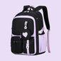 Love Pattern School Bag Backpack Pencil Case lunch bag Three Piece Set Nylon Fabric Waterproof Boy Girl Teenagers Trend Backpack