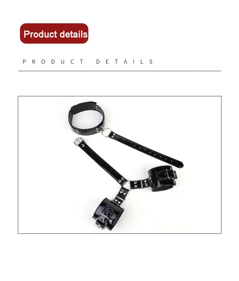 Bondage Kit BDSM Restraints Fetish Erotic Sex Toys For Couples Women Bandage Slave Collars Obedience Handcuffs Master Adult Game