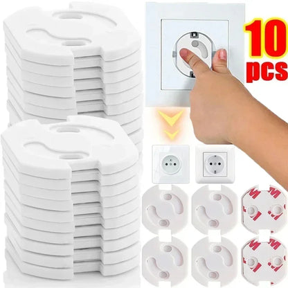 Baby Safety Socket Covers 10pcs Electrical Plastic Outlet Protectors Child Safe Socket Security Protection