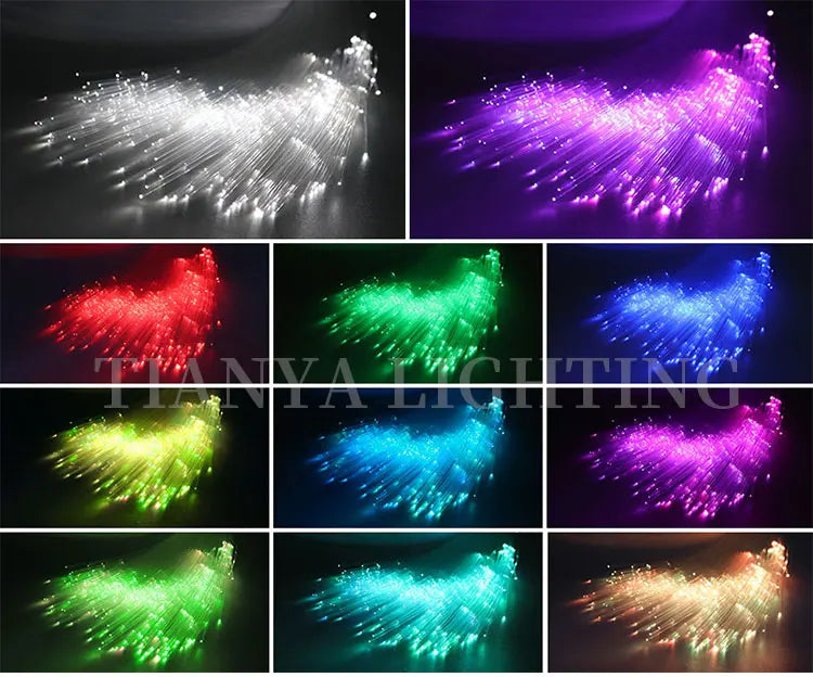6W Car Starry Sky Light  LED  Auto Interior Decoration Accessories Lamp Car Roof Star Lights  Ceiling Fiber Optic Light