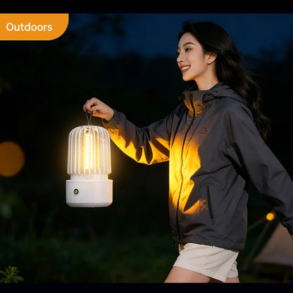 Lenovo Mosquito Killer Lamp Blue UV Light Attract Electric Shock 2-in-1 Bug Zapper 1200mAh Rechargeable For Patio Travel New