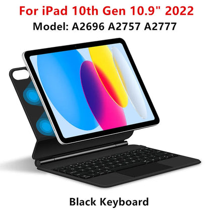 TouchPad Magic Keyboard for iPad Air 11 13 M4 2026 M3 M2 iPad 10 10th Air 4 5 6 iPad Pro 11 12.9 13'' M5 M4 Smart Cover Backlit