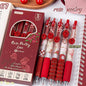 5Pcs Creative Rose Series 0.5mm Gel Pen Set Ultra Soft Silicone Pen Grip Quick-Drying Ink Pen Office Signature Pen