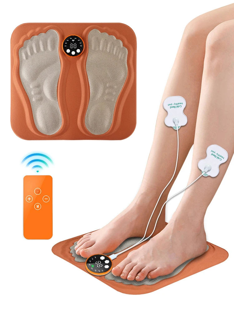 3D Smart Foot Massage Pad Feet Massager Improve Blood Circulation Relax Muscles Slim Legs Foot Pad Rechargeable
