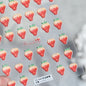 Lovely Red Fruit Strawberry Cherry Bowknot Love Heart Star Silk Ribbon 5D Nail Art Stickers Chic Self Adhesive Manicure Decal